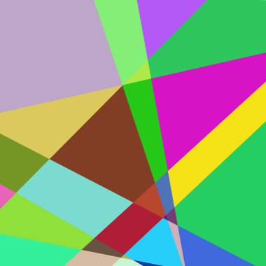 Geometrik soyutlama üretken sanat arkaplan çizimi