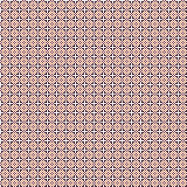 Soyut çapraz desenli üretken hesaplama sanatı çizimi