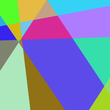 Geometrik soyutlama üretken sanat arkaplan çizimi