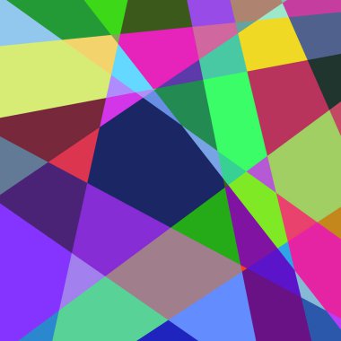 Geometrik soyutlama üretken sanat arkaplan çizimi