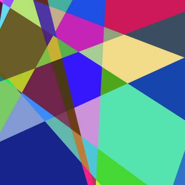 Geometrik soyutlama üretken sanat arkaplan çizimi