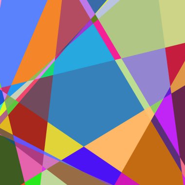 Geometrik soyutlama üretken sanat arkaplan çizimi