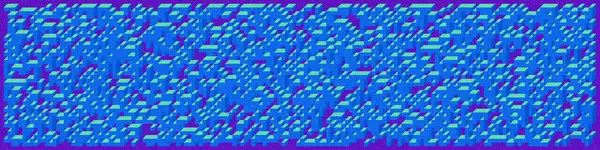 Edward Zajec 'in 1971' deki Il Cubo 'sunun uygulanması. Esasen 8 taştan oluşan bir Truchet fayans seti ve yerleştirme sanatı illüstrasyonu için kurallar