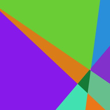 Geometrik soyutlama üretken sanat arkaplan çizimi