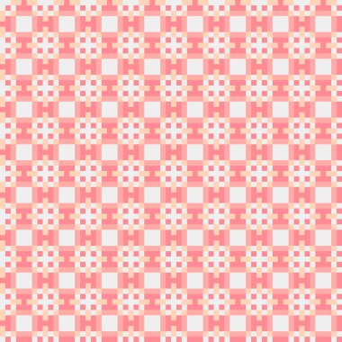 Soyut çapraz desenli üretken hesaplama sanatı çizimi