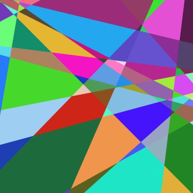 Geometrik soyutlama üretken sanat arkaplan çizimi