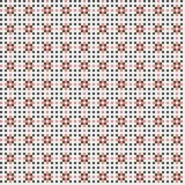 Soyut çapraz desenli üretken hesaplama sanatı çizimi