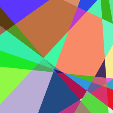 Geometrik soyutlama üretken sanat arkaplan çizimi