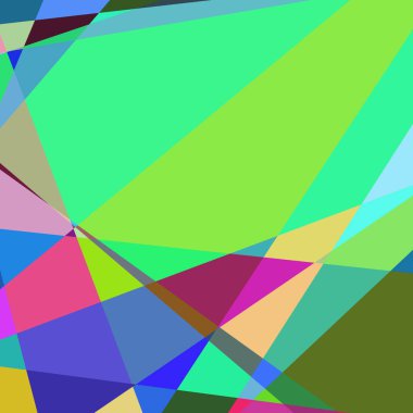 Geometrik soyutlama üretken sanat arkaplan çizimi