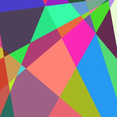 Geometrik soyutlama üretken sanat arkaplan çizimi