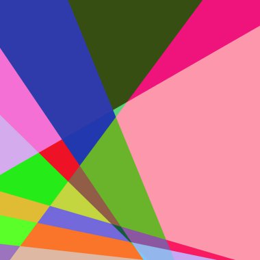 Geometrik soyutlama üretken sanat arkaplan çizimi