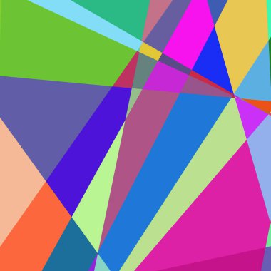 Geometrik soyutlama üretken sanat arkaplan çizimi