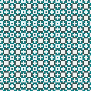 Soyut çapraz desenli üretken hesaplama sanatı çizimi