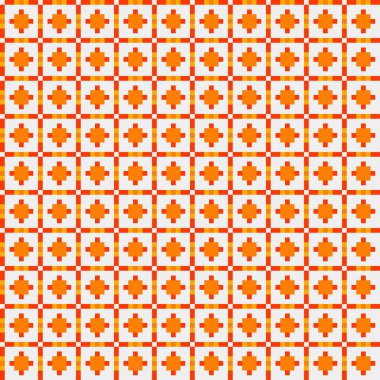 Soyut çapraz desenli üretken hesaplama sanatı çizimi