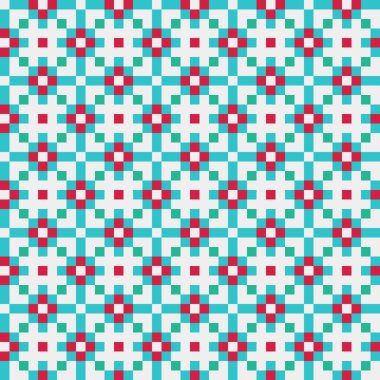 Soyut çapraz desenli üretken hesaplama sanatı çizimi