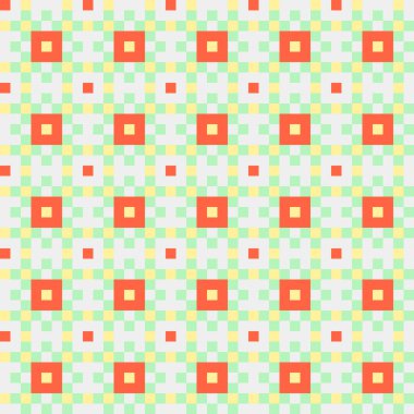 Soyut çapraz desenli üretken hesaplama sanatı çizimi