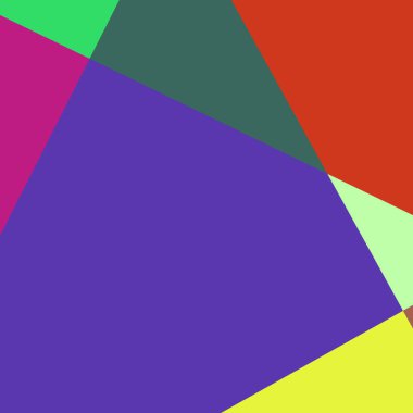 Geometrik soyutlama üretken sanat arkaplan çizimi