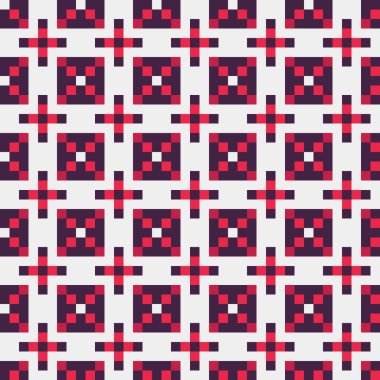 Soyut çapraz desenli üretken hesaplama sanatı çizimi