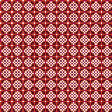 Soyut çapraz desenli üretken hesaplama sanatı çizimi