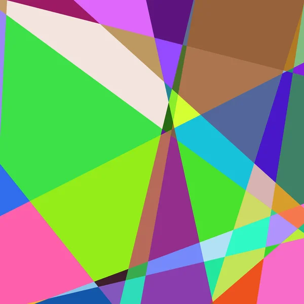 Geometric Abstraction Generative Art Background Art Illustration — Stock vektor