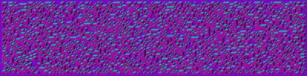 Edward Zajec 'in 1971' deki Il Cubo 'sunun uygulanması. Esasen 8 taştan oluşan bir Truchet fayans seti ve yerleştirme sanatı illüstrasyonu için kurallar