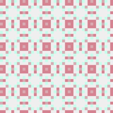 Soyut çapraz desenli üretken hesaplama sanatı çizimi