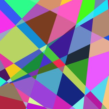 Geometrik soyutlama üretken sanat arkaplan çizimi