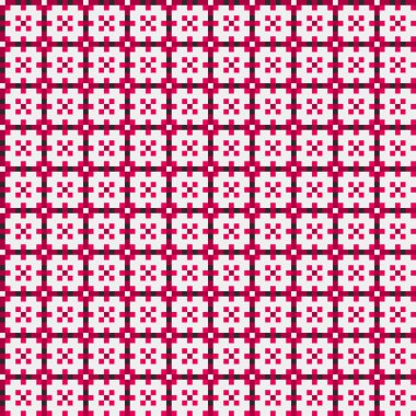 Soyut çapraz desenli üretken hesaplama sanatı çizimi