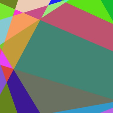 Geometrik soyutlama üretken sanat arkaplan çizimi