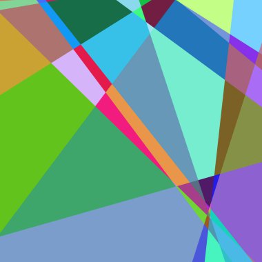 Geometrik soyutlama üretken sanat arkaplan çizimi