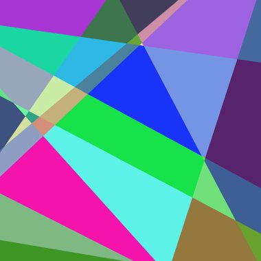 Geometrik soyutlama üretken sanat arkaplan çizimi