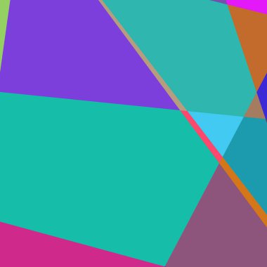 Geometrik soyutlama üretken sanat arkaplan çizimi