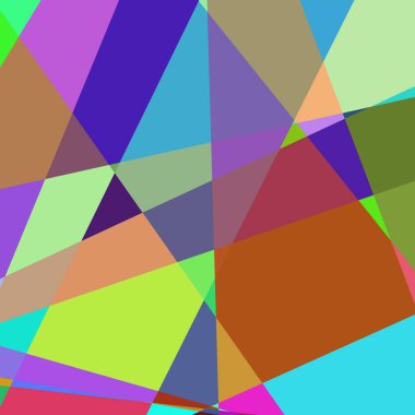 Geometrik soyutlama üretken sanat arkaplan çizimi