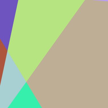 Geometrik soyutlama üretken sanat arkaplan çizimi