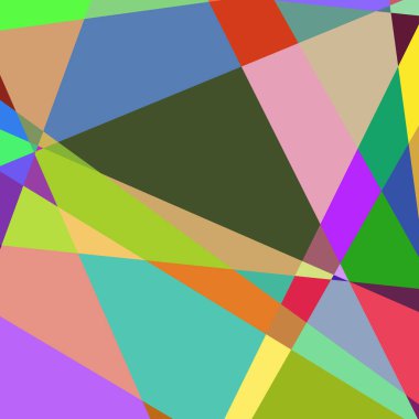 Geometrik soyutlama üretken sanat arkaplan çizimi