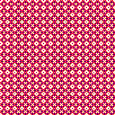 Soyut çapraz desenli üretken hesaplama sanatı çizimi