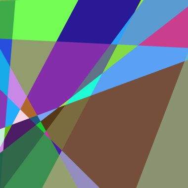 Geometrik soyutlama üretken sanat arkaplan çizimi