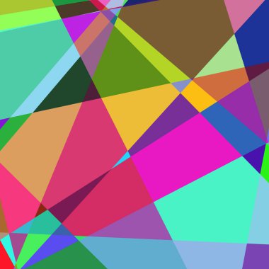 Geometrik soyutlama üretken sanat arkaplan çizimi