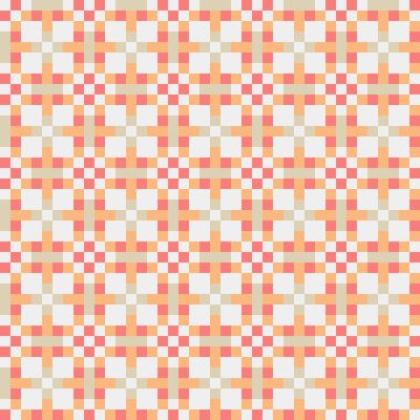 Soyut çapraz desenli üretken hesaplama sanatı çizimi