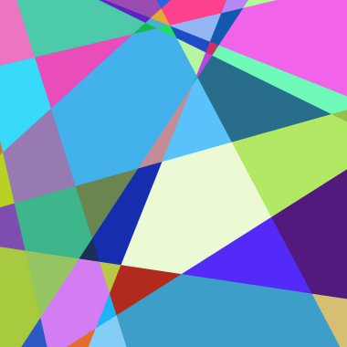 Geometrik soyutlama üretken sanat arkaplan çizimi