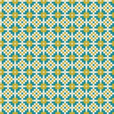 Soyut çapraz desenli üretken hesaplama sanatı çizimi