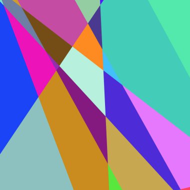 Geometrik soyutlama üretken sanat arkaplan çizimi