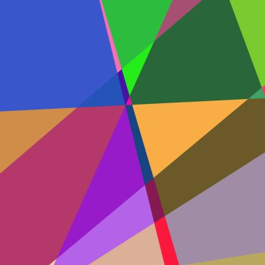 Geometrik soyutlama üretken sanat arkaplan çizimi