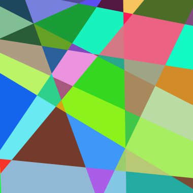 Geometrik soyutlama üretken sanat arkaplan çizimi