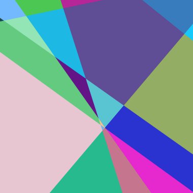 Geometrik soyutlama üretken sanat arkaplan çizimi