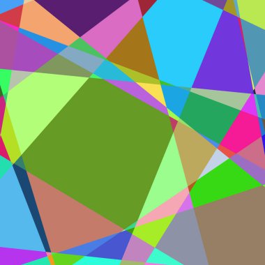 Geometrik soyutlama üretken sanat arkaplan çizimi