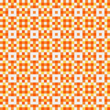 Soyut çapraz desenli üretken hesaplama sanatı çizimi