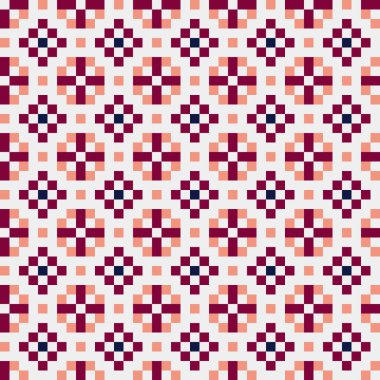 Soyut çapraz desenli üretken hesaplama sanatı çizimi