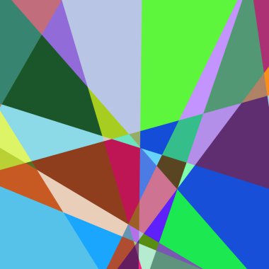 Geometrik soyutlama üretken sanat arkaplan çizimi