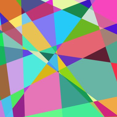 Geometrik soyutlama üretken sanat arkaplan çizimi